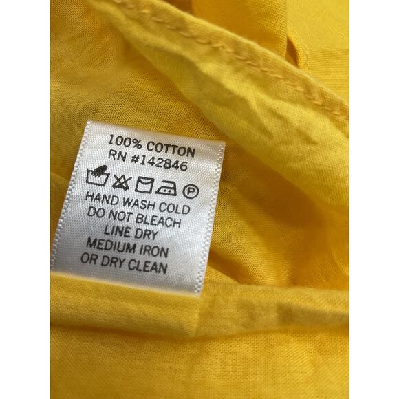 Rhode 'Pia' Yellow Puff Sleeve Dress Size M - Picture 5 of 5